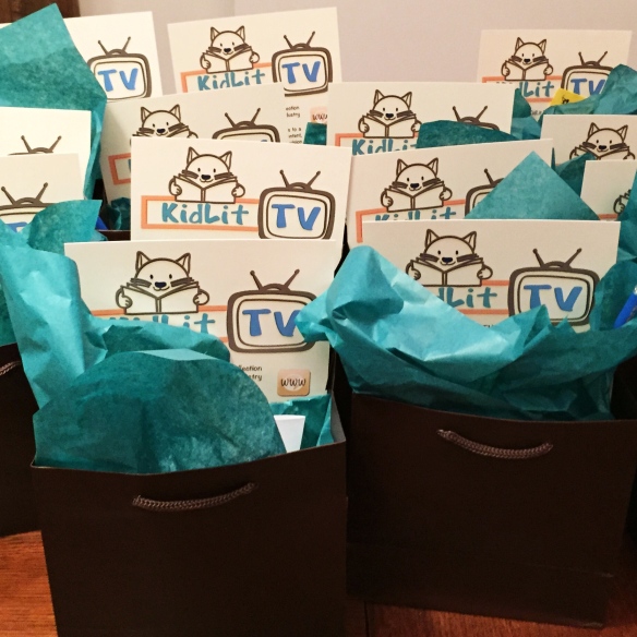 KidLitTV Goodie Bags shot with iphone6 #VZWBuzz
